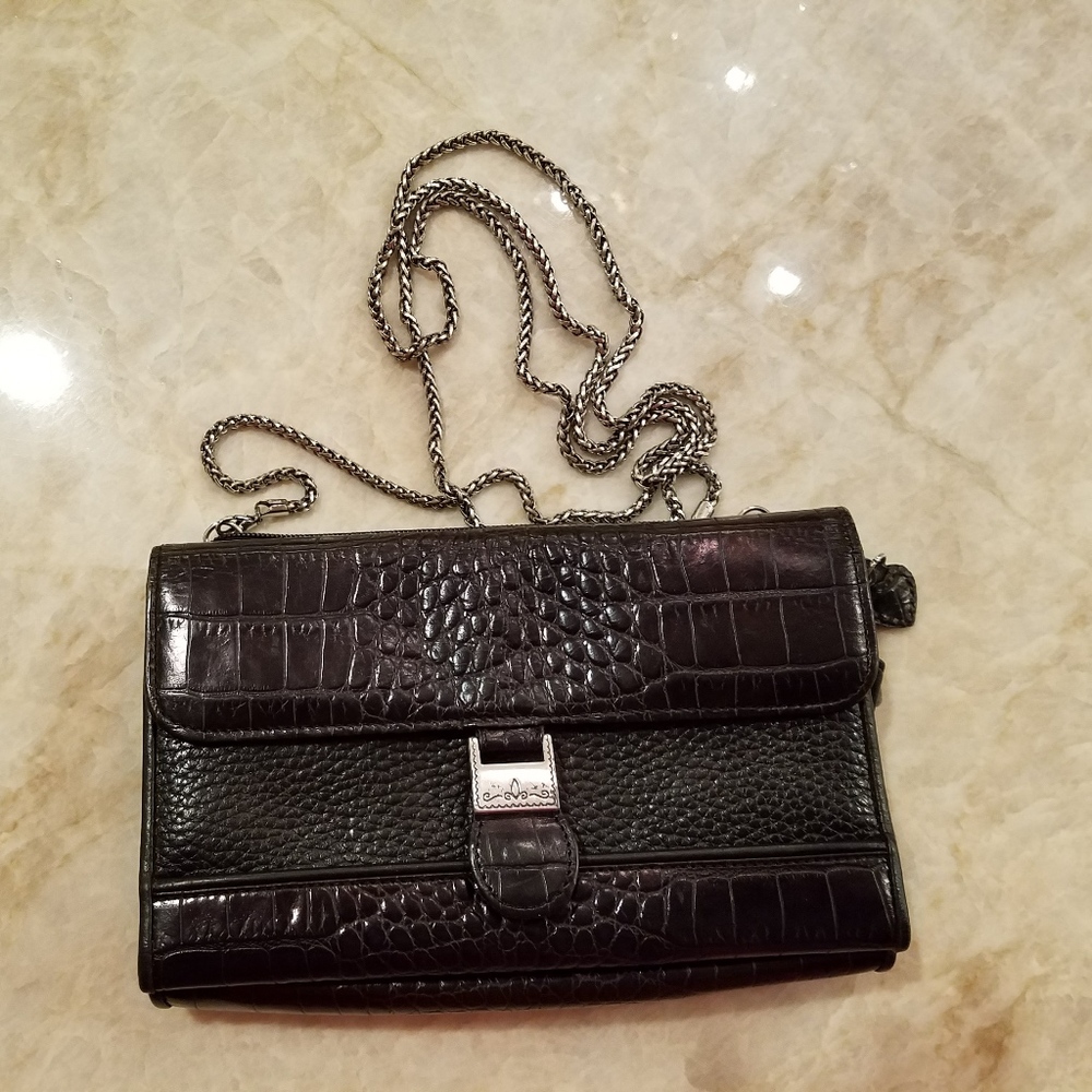 Brighton multi compartment clutch/crossbody purse
